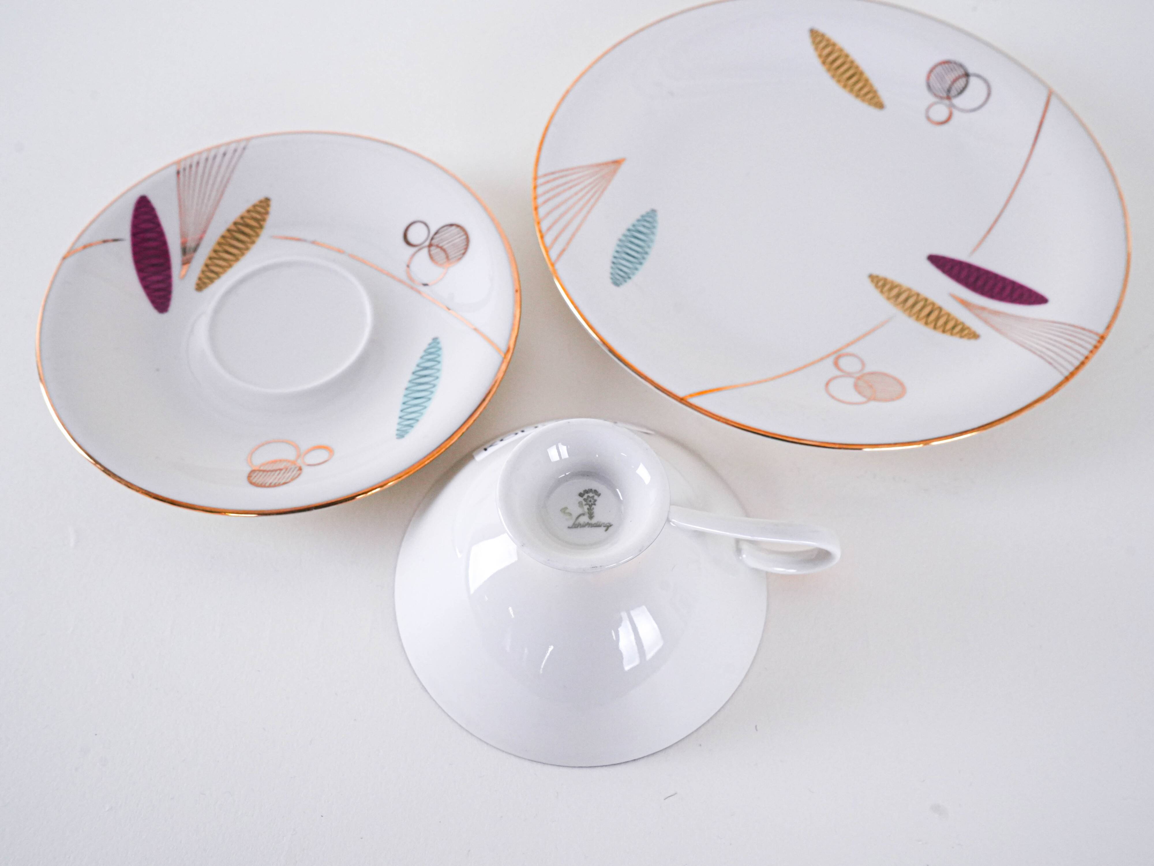 Porcelain cup, German design, 1960s, manufacturer: Hertel Jacob
