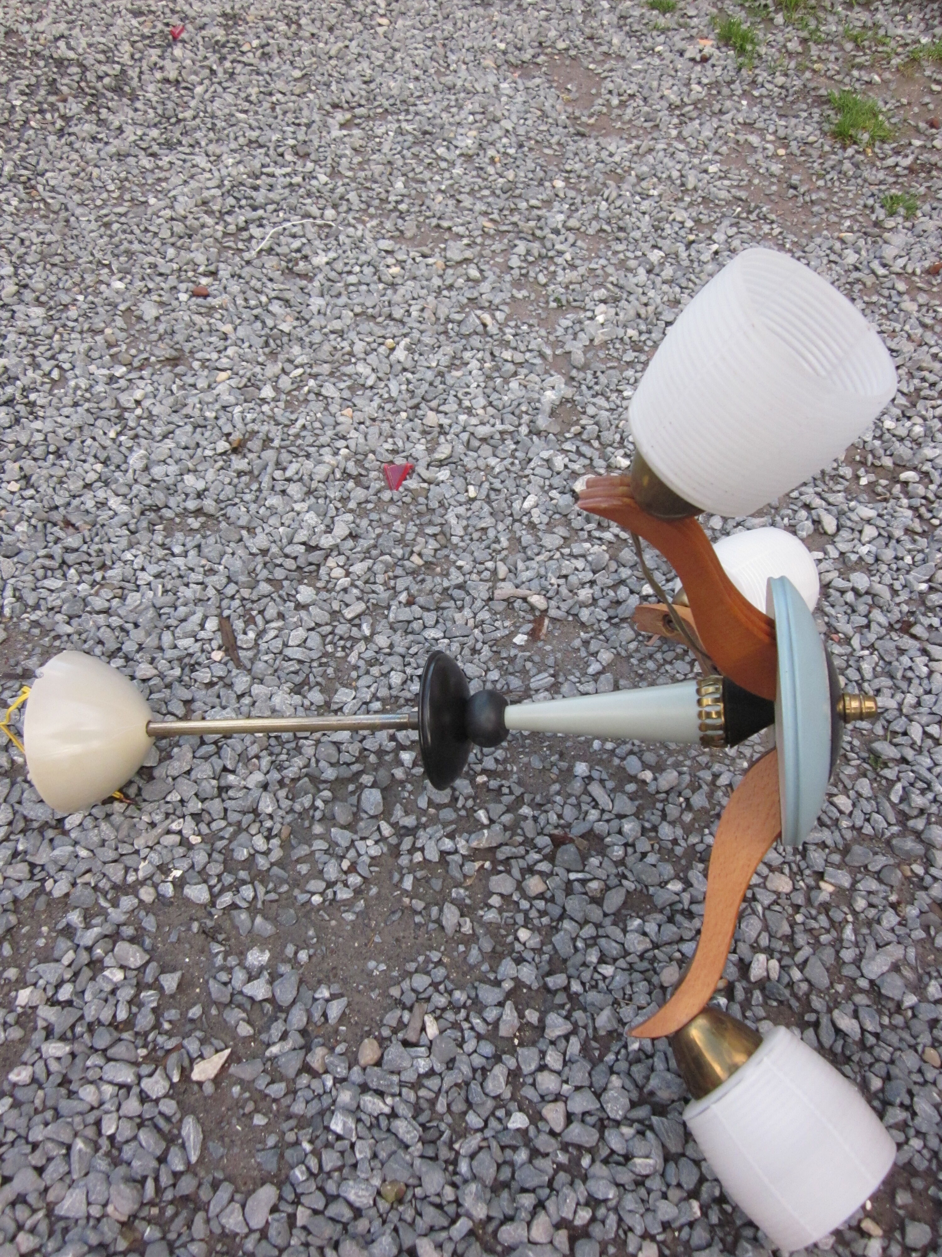 The 1950s vintage chandelier