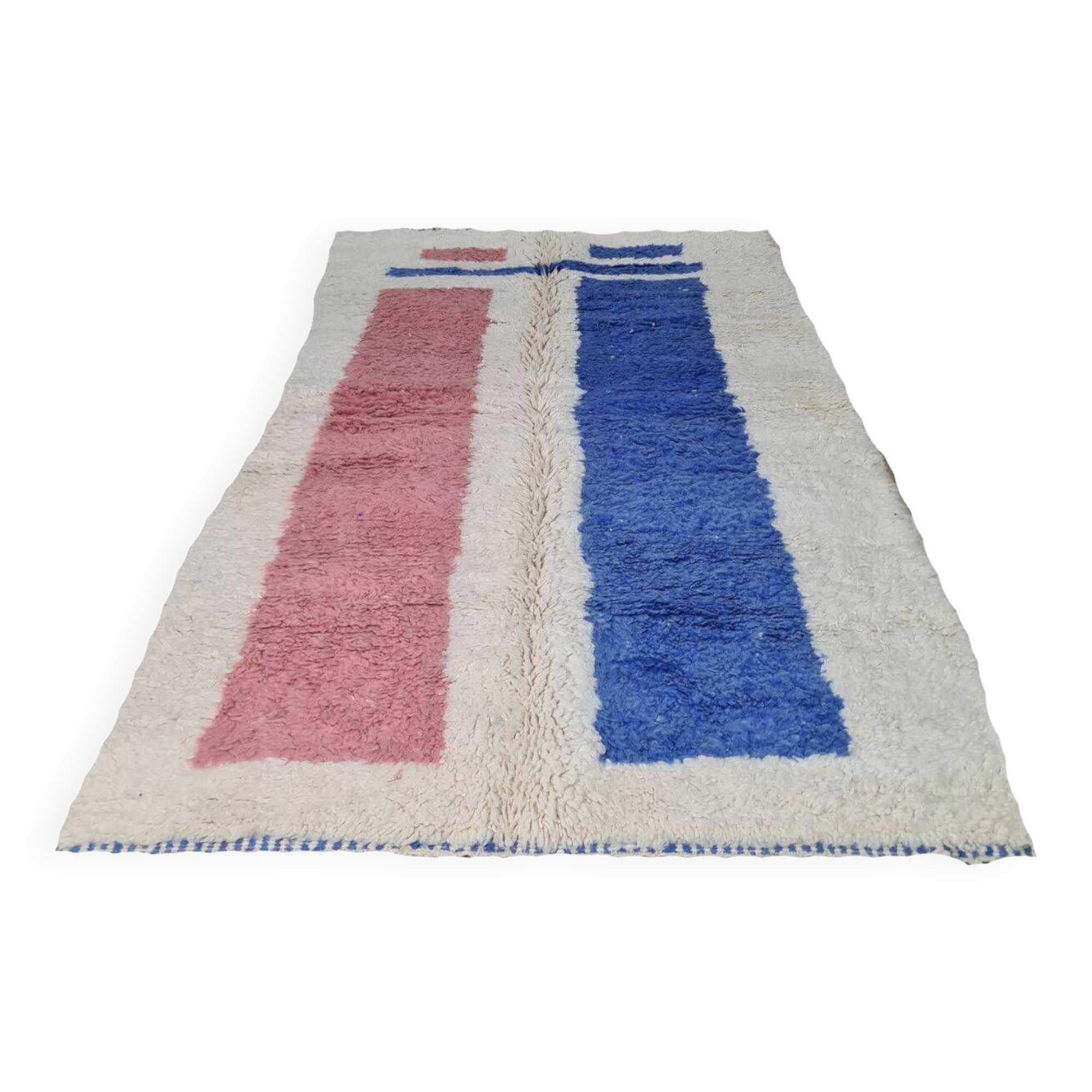 Handmade wool Berber rug 250 X 150 CM