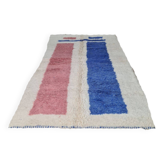 Handmade wool Berber rug 250 X 150 CM