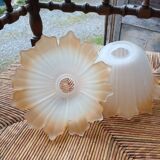 Pair of Art Deco glass tulips / pendant lights
