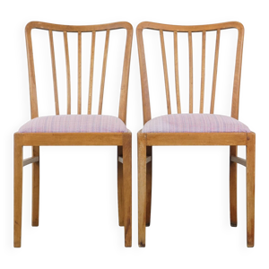 lot 2 chaises salle - tissu