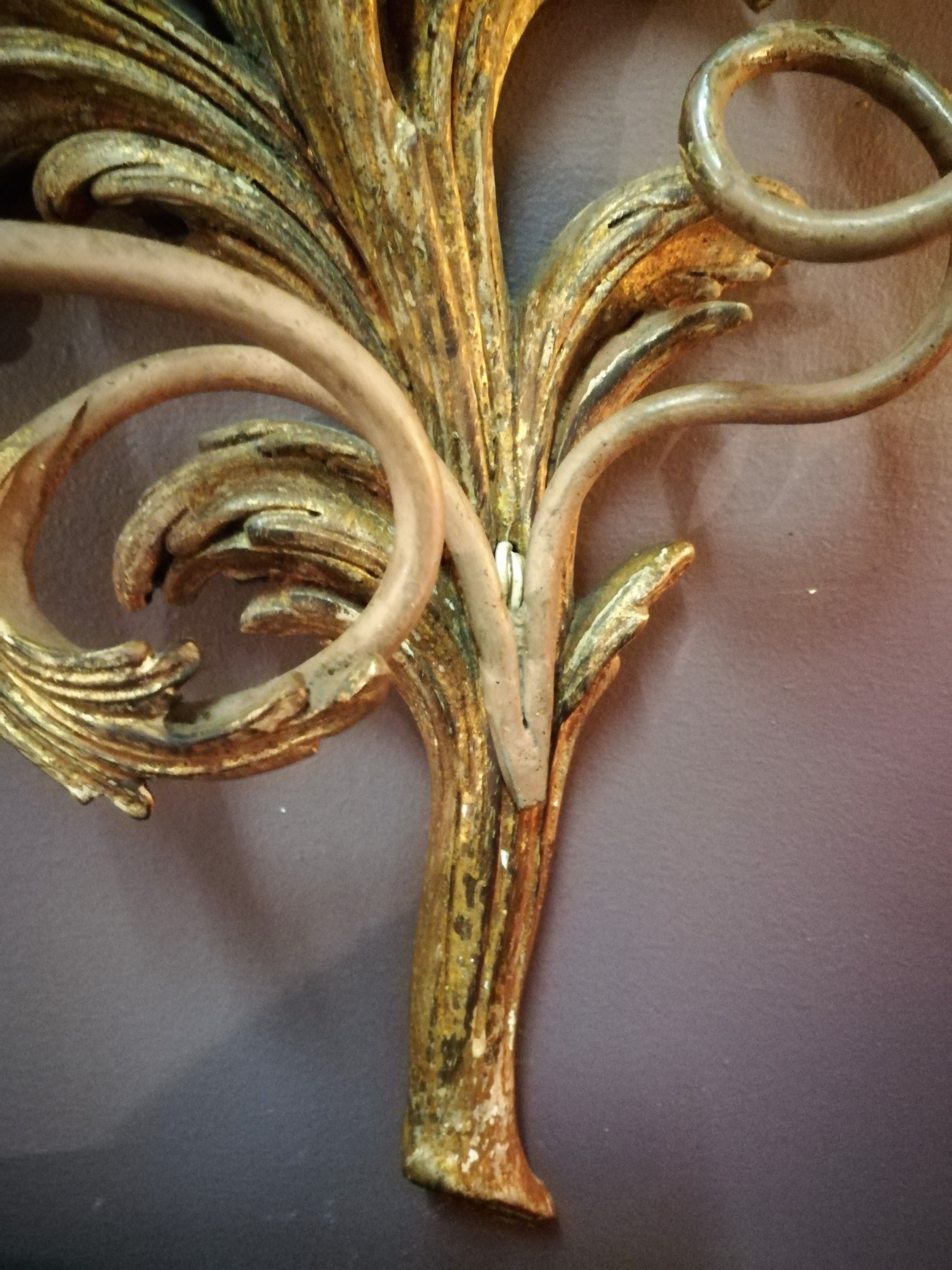 Great pair of style Louis XV Golden wood