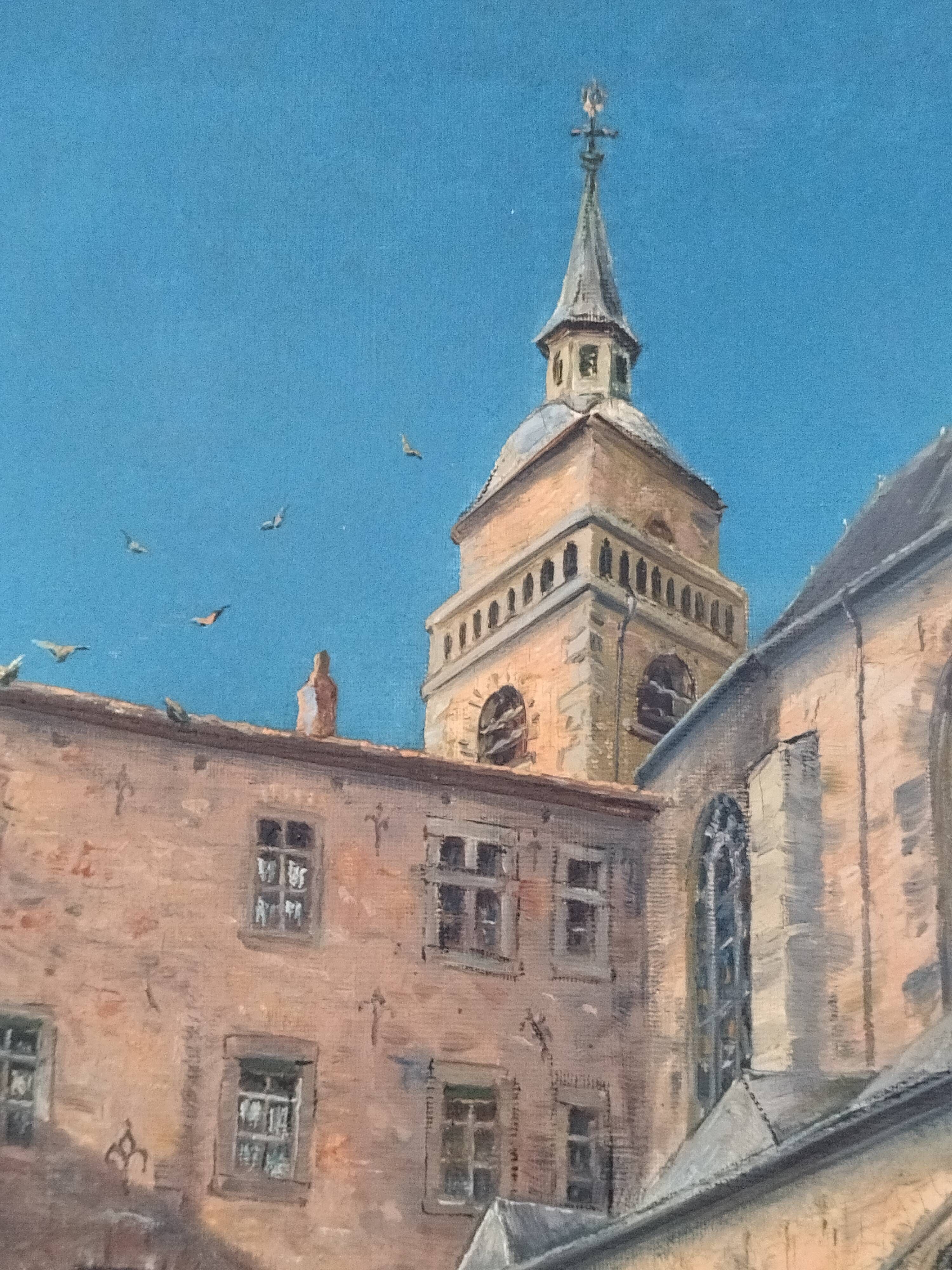 Painting, Ancient painting by Hans Franz Edmund Killian - dated 1907.