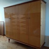 Vintage lacquered wood closet