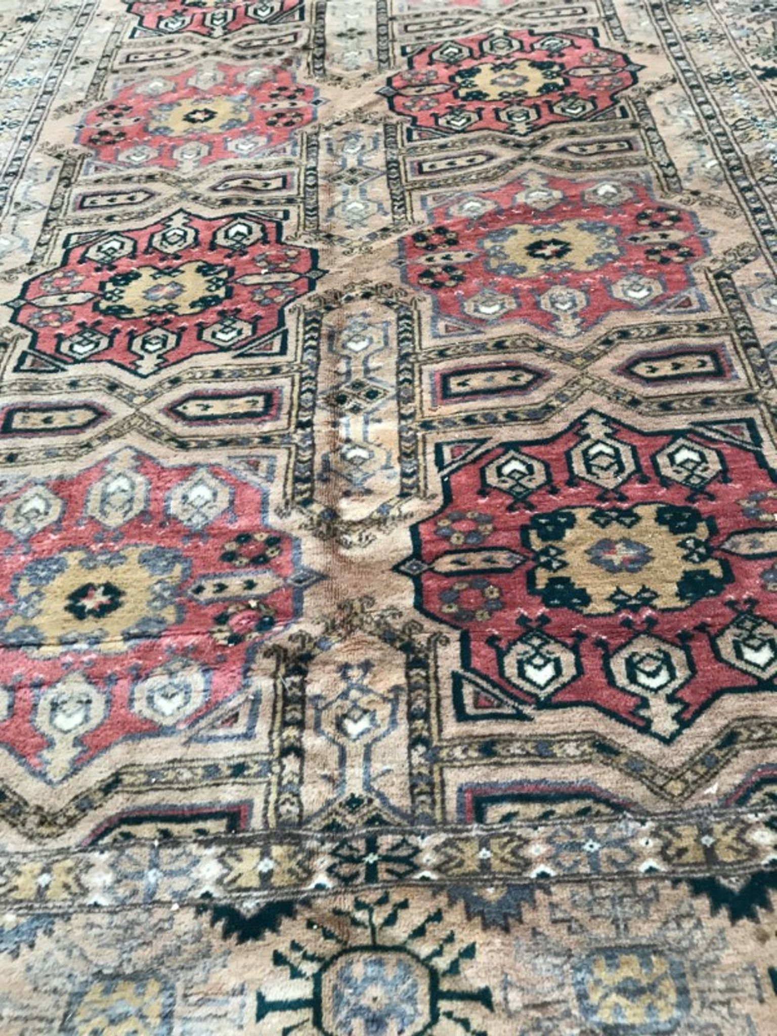 Tapis vintage turkmen afghan 161x242 cm