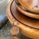 Bar stool or swivel counter in rattan year 60 vintage