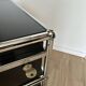 USM Haller mobile cabinet in Graphite Black