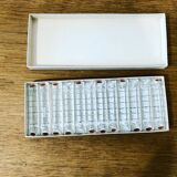 Set of 12 crystal knife holders