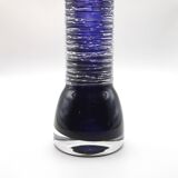 Mid-century modern Scandinavian design a rather large purple crystal glass