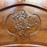 Louis XV Style Center Bed in Walnut