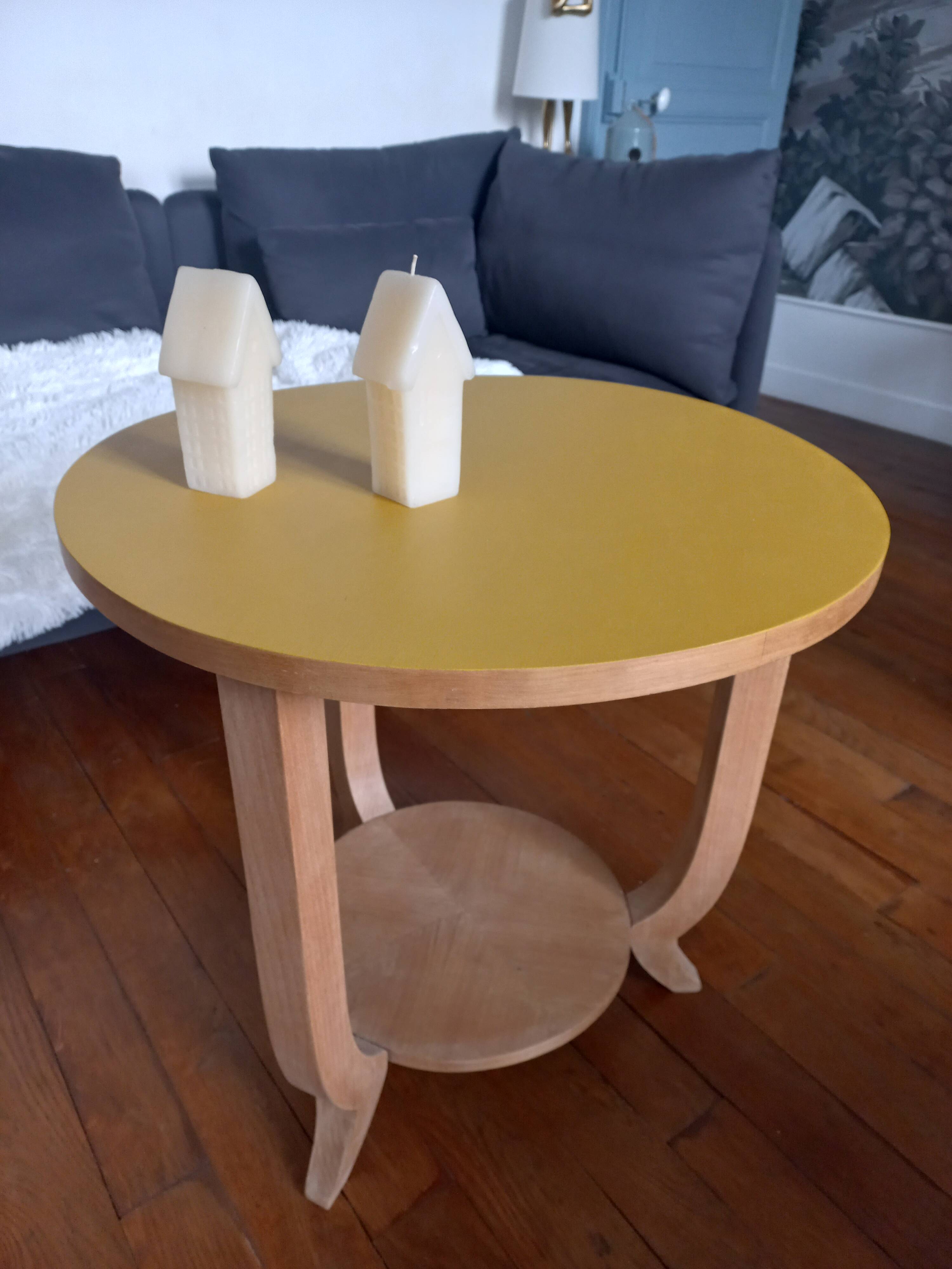 Vintage table from the 50s - 60s, Art Deco.