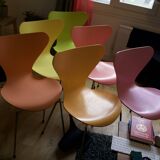 7 Series Arne Jacobsen chairs for Fritz Hansen