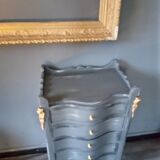 Small grey dresser patinated Louis XV style