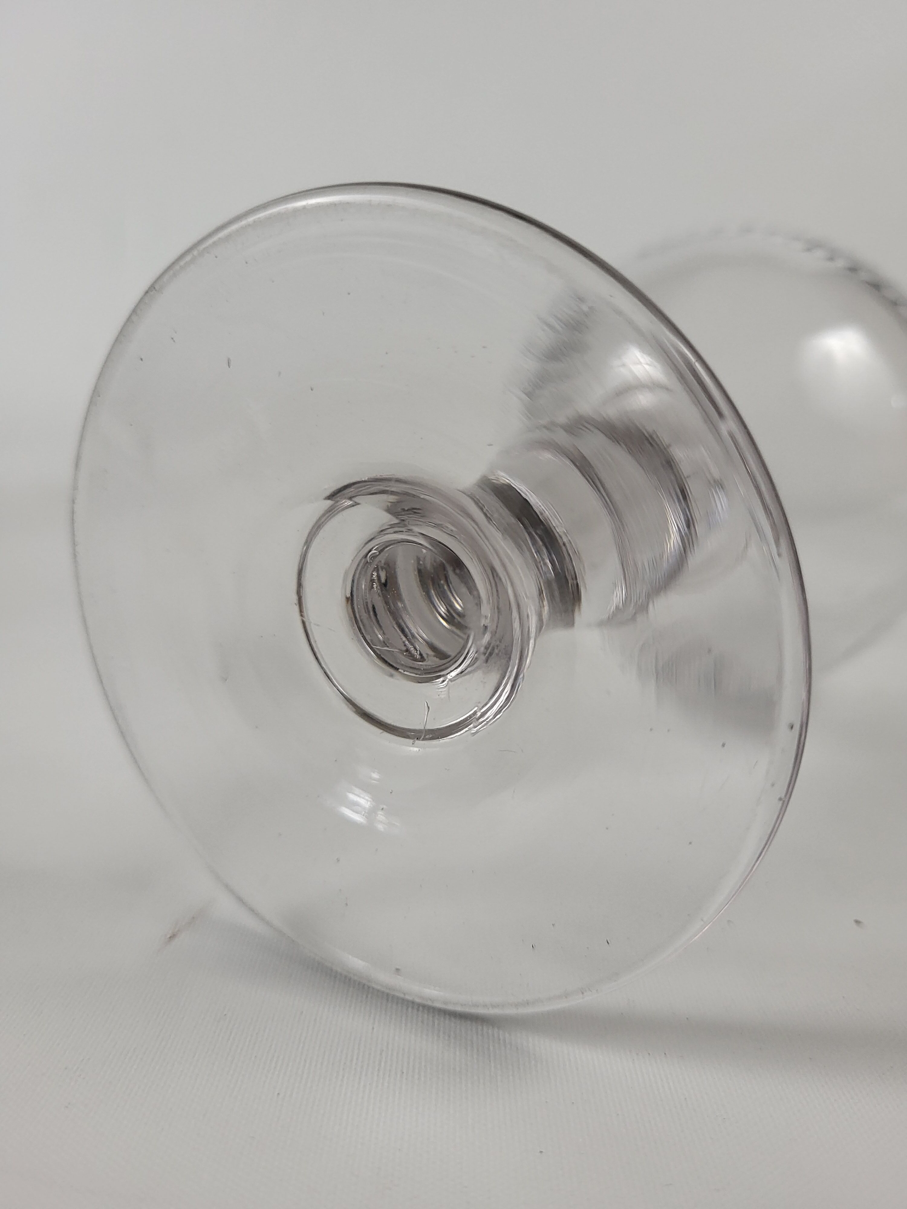 6 water glasses Cristallerie de Portieux XIXeme