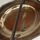 Art Deco Silver Metal Centerpiece - Octagonal Shape