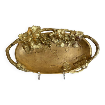 Bronze-gilt vide poche, A. BOUNY, Art Nouveau