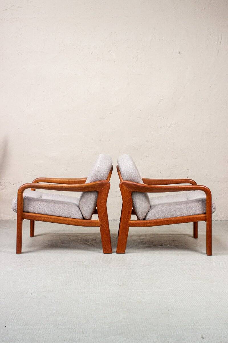 Fauteuil Vintage en Teck de Komfort, Danemark, 1980s