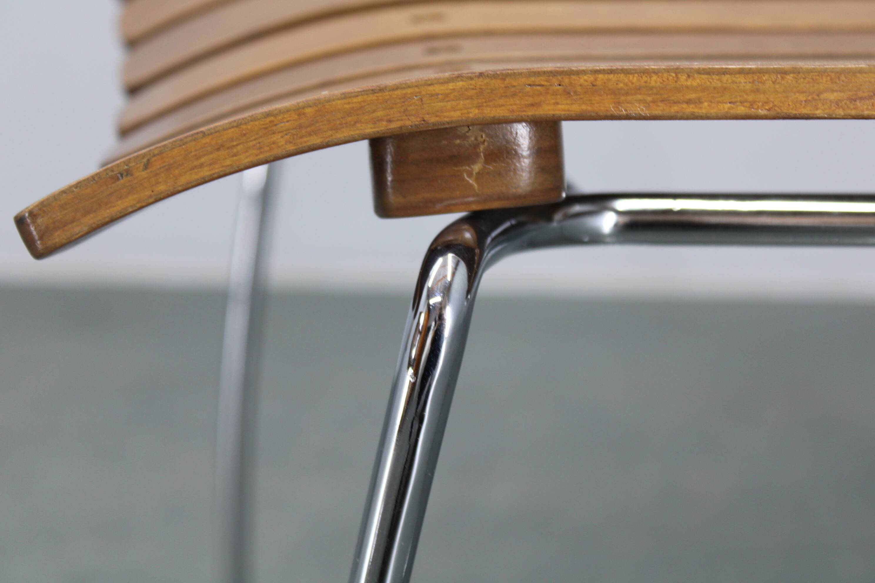 1980s Set of Six Scandinavian Teak Dining Chairs