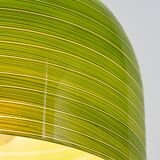 Green glass suspension by Peill Putzler, Germany, 1970