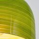 Green glass suspension by Peill Putzler, Germany, 1970