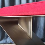 70s folded stainless steel stool