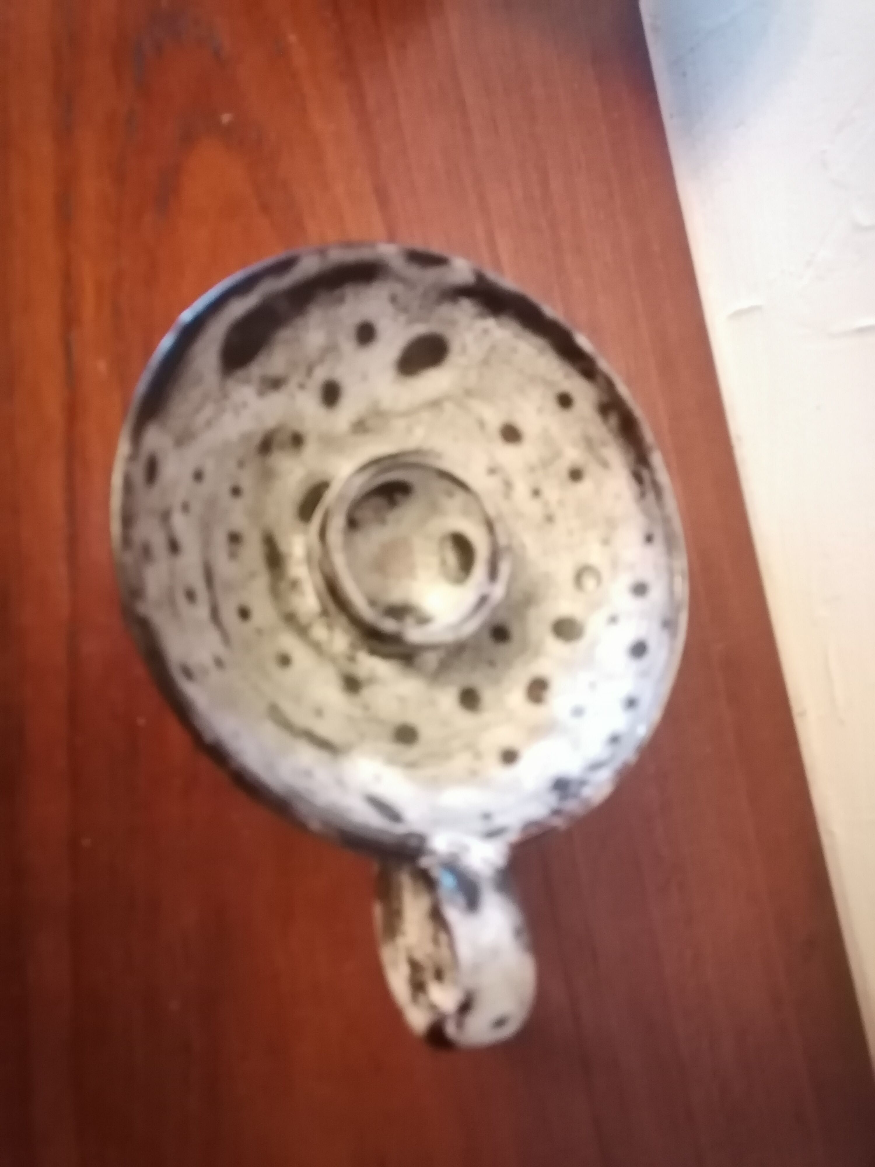 Candle holder fat lava 1960 style vallauris