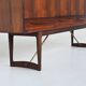 Sofus Jorgensen cross-leg highboard in rosewood Nyrup Denmark 1960