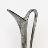 Vintage grey ceramic bud vase, 1970