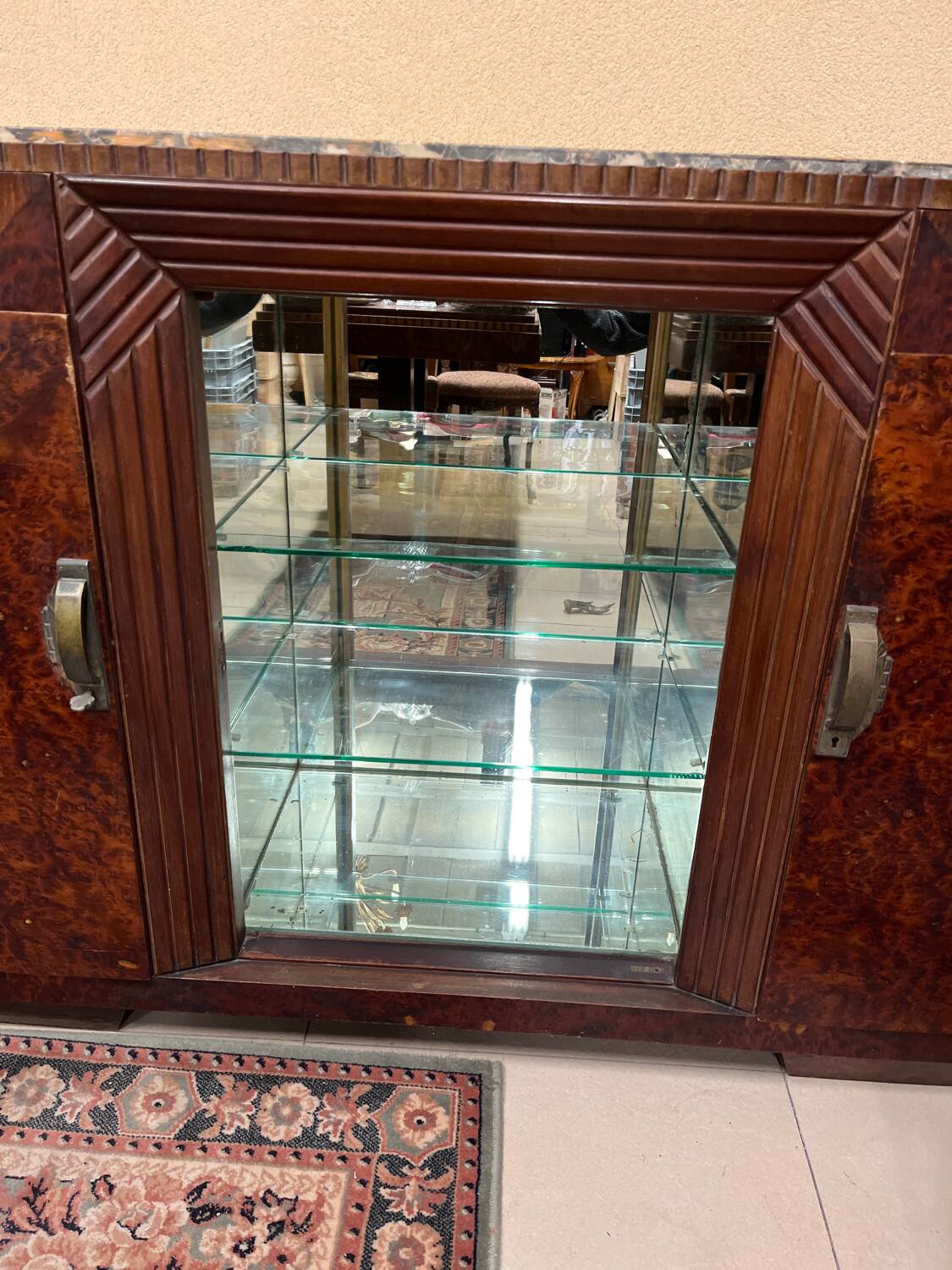 Art Deco furniture, display cabinet