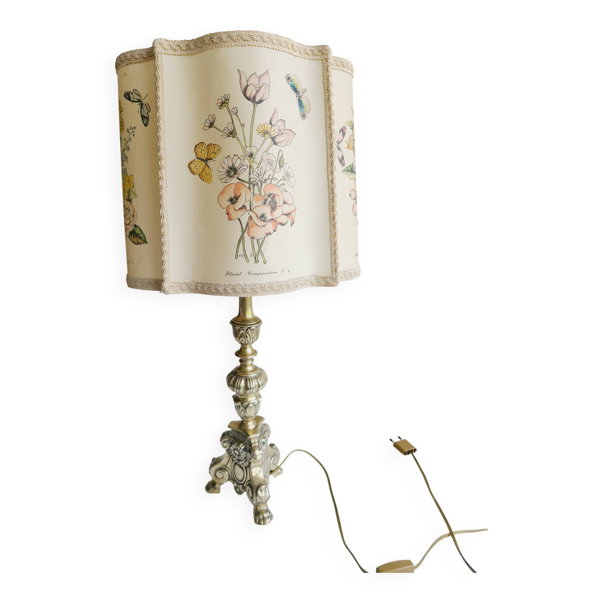 Anvienne bronze candelabra lamp XIX