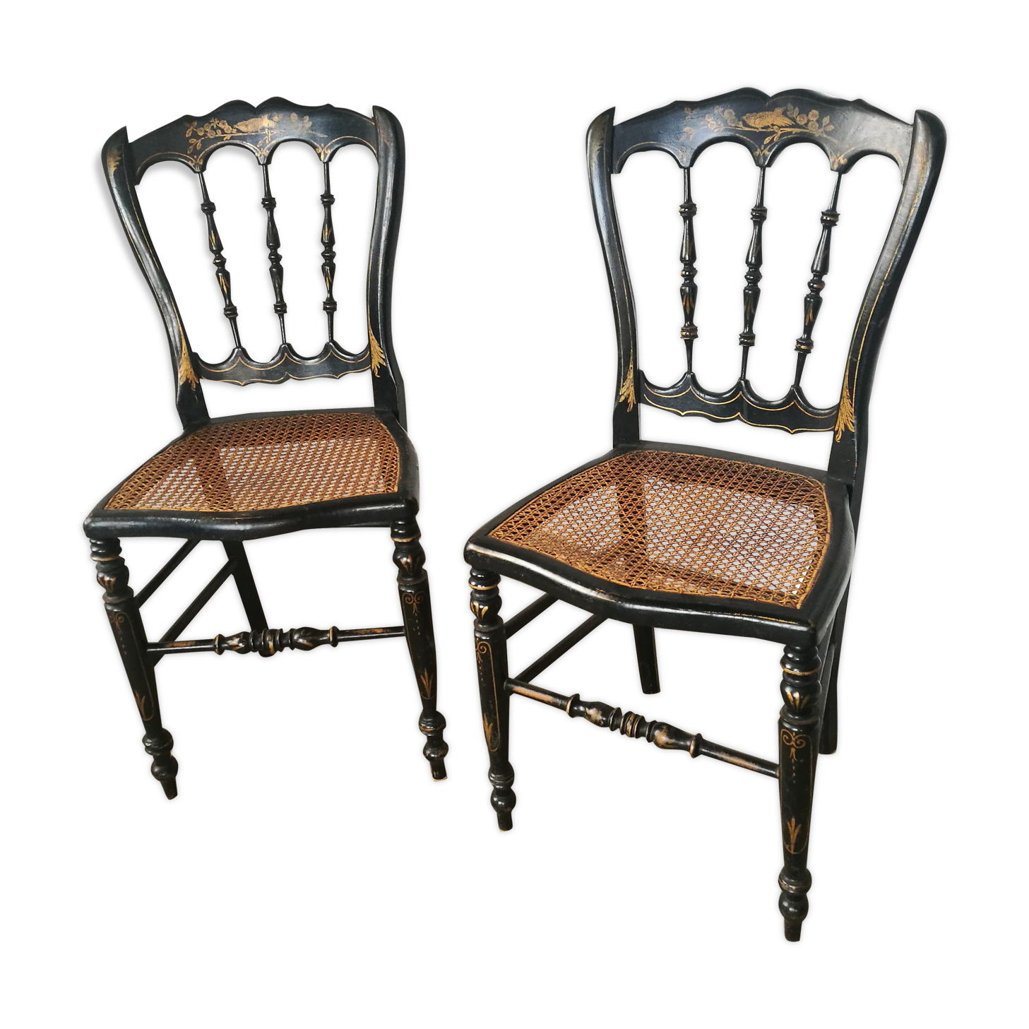 Paire de chaises Napoléon III