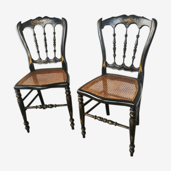 Paire de chaises Napoléon III