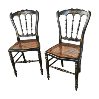 Paire de chaises Napoléon III
