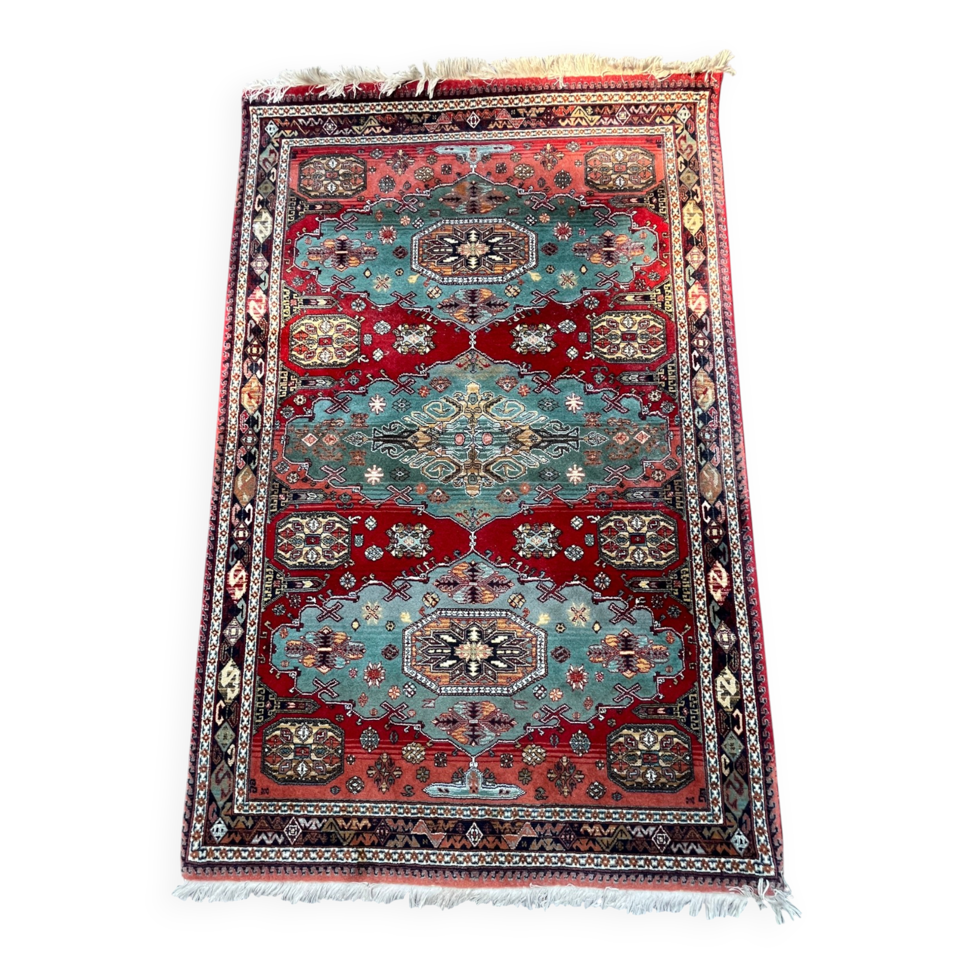 Talish carpet Caucasus pure virgin wool 20th century
