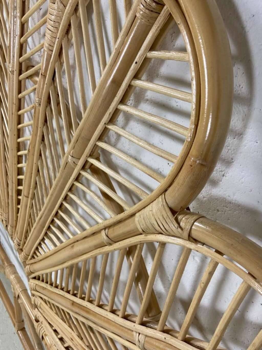 Handmade wicker headboard / headboard / bed