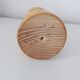 Set of 3 Scandinavian turned wooden candle holders
