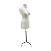 Ancien buste de mannequin de couture Girard vintage des années 50 à système