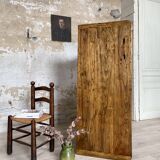 Solid wood box counter.