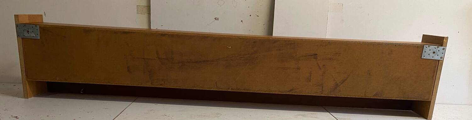 Scandinavian wall bookcase