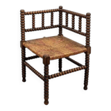 Chaise en chêne rustique