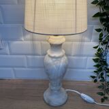 Alabaster lamp base