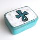 Ceramic box by Yvette Manoy, Namur, 60s