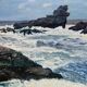Tableau HSP "Belle-Ile - cave of the apothecary" Marine signed 1960