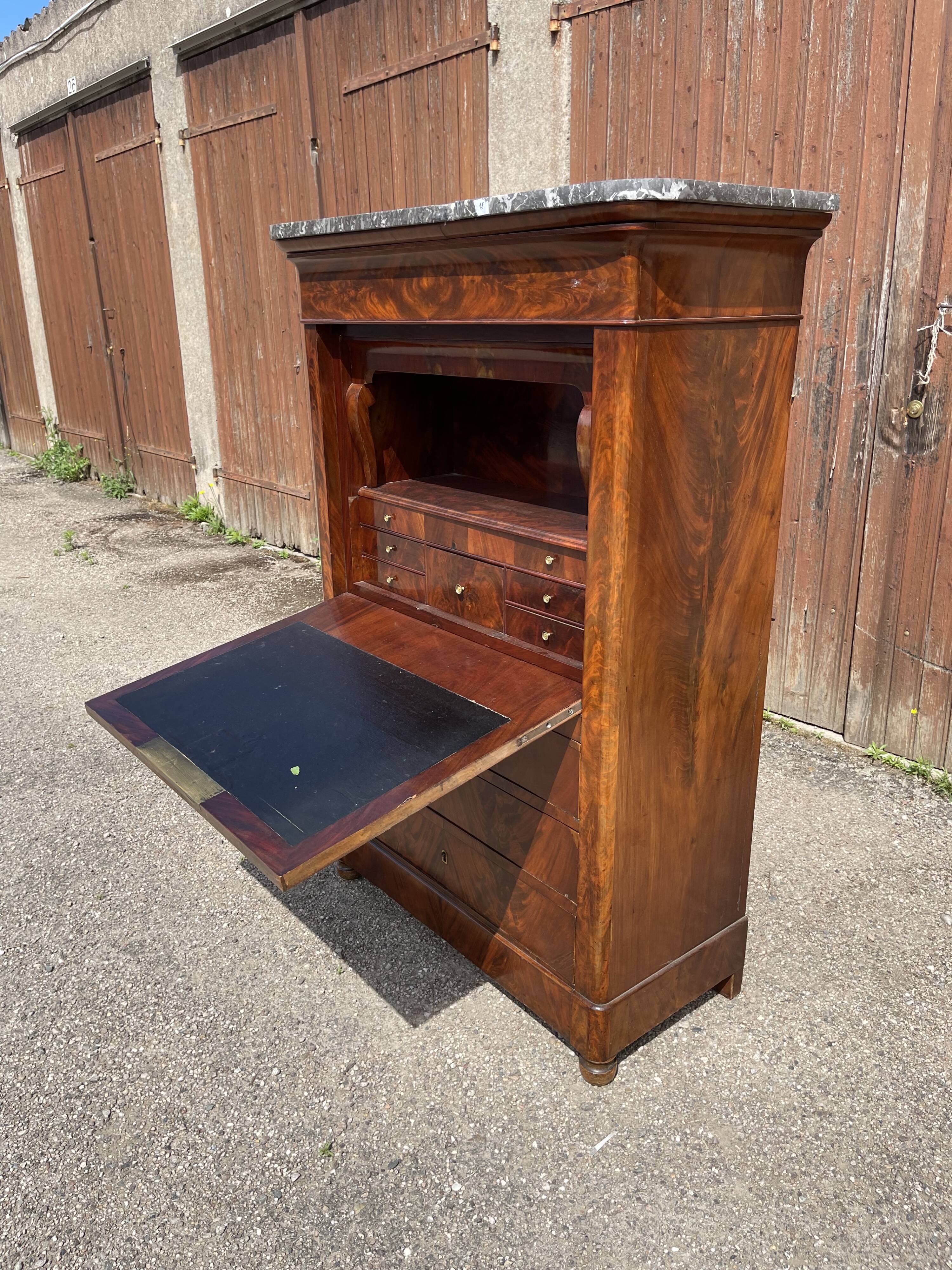 Mahogany Secretary restoration early nineteenth