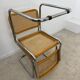 Lot of 2 identical caned chairs Cesca B32 design Marcel Breuer 1970 Made in Italy vintage