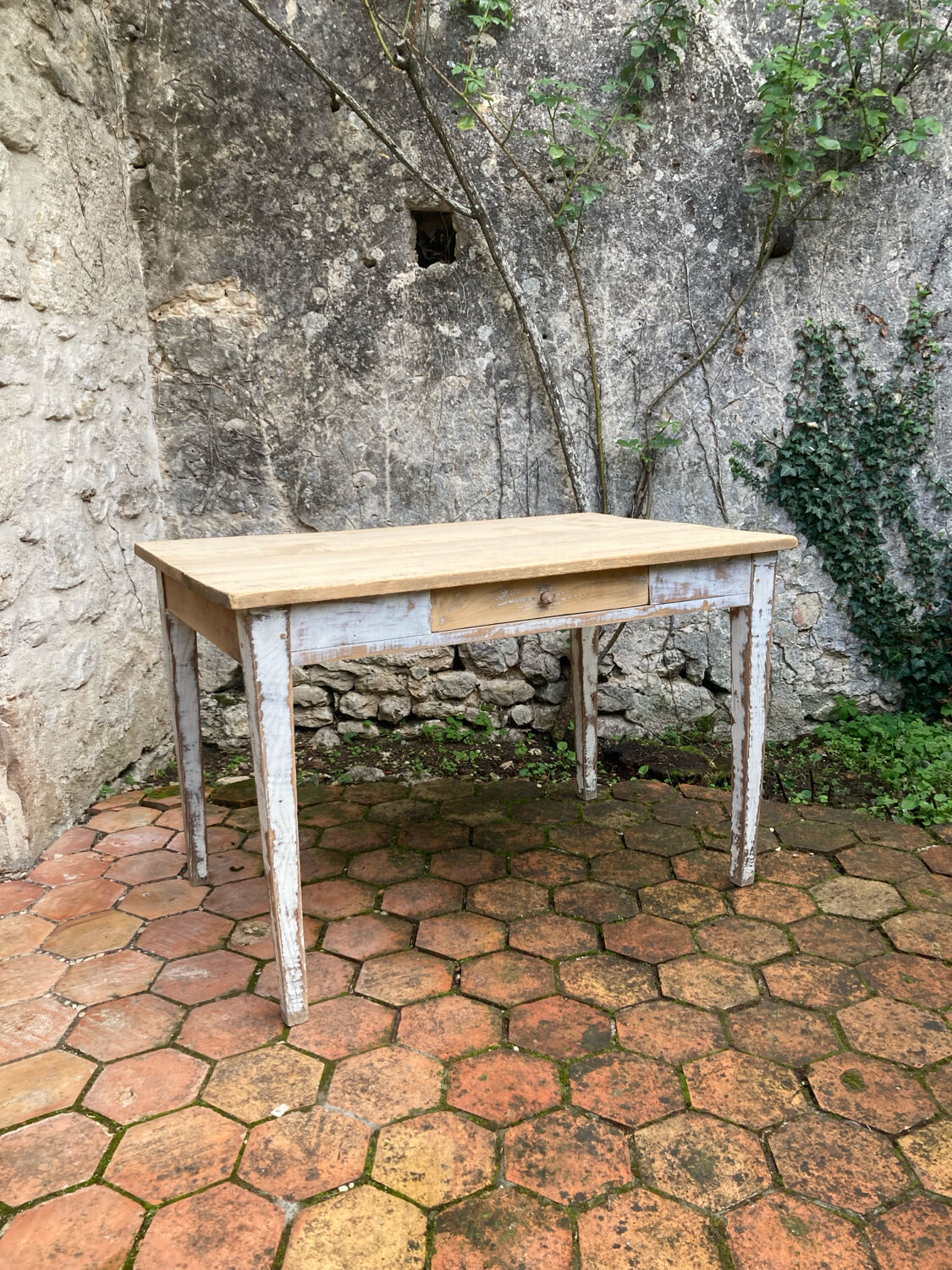 Vintage farmhouse table