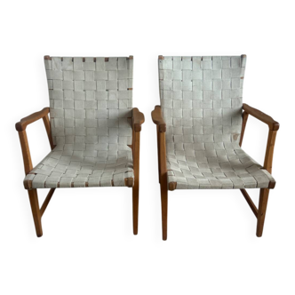 Pair of 2 Nordiska Kompaniet armchairs