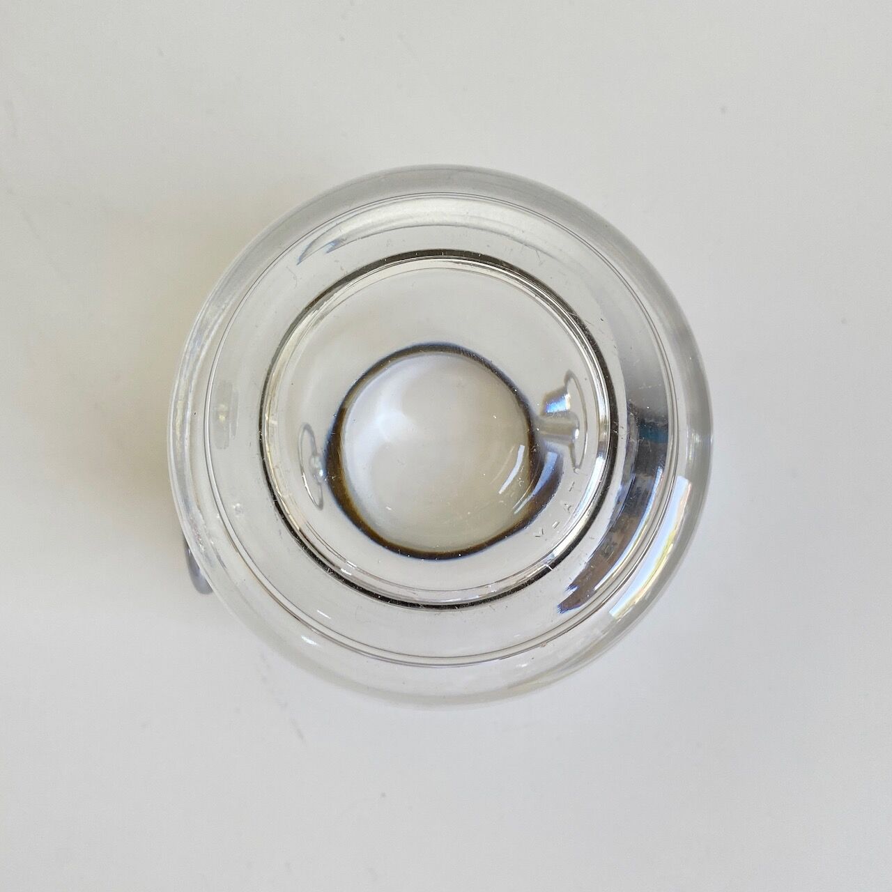 Vintage Italian glass ice bucket