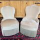 Paire de fauteuils crapaud